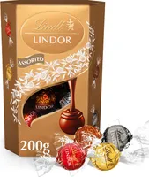 Lindt Lindor praliny z białej i gorzkiej mlecznej czekolady 200 G