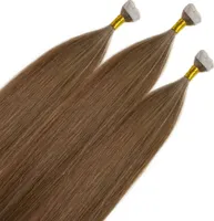 hair2heart Premium Mini Tape Extensions Ľudské vlasy - 12 pások 40cm Tmavá blond