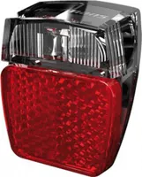 rücklicht H-Trace Mini Dynamo LED 40 mm rot/weiß