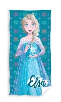 Bavlnená plážová osuška Frozen - Ľadová kráľovná Elsa