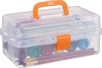 relaxdays 10024158_57 relaxdays Aufbewahrungsbox transparent 33,0 x 39,0 x 17,0 cm