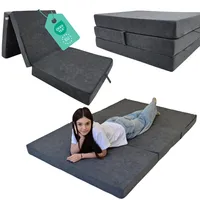 Skladací matrac Skladací matrac pre hostí cestovný matrac 120x200 sivý