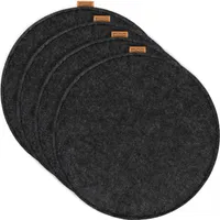 Sitzkissen mit Antirutschnoppen 4er-Set