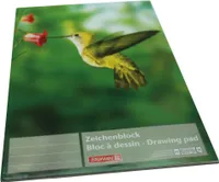 Brunnen 1047913 Zeichenblock (A3, 100 g/m², 20 Blatt) Tiermotive- nicht auswählbar, 1 Block