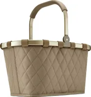 reisenthel carrybag, Einkaufskorb, Picknickkorb, Frame Rhombus Olive, 22 L, BK5047