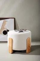 Venture Home puf Coffey White