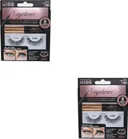 KISS Magnetic Lash Collection Eyeliner & Lash Kit 1 para sztucznych rzęs i magnetyczny eyeliner wielokrotnego użytku z 5 magnesami o podwójnej mocy