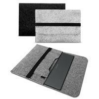 Sleeve Hülle für Medion Akoya E6436 Tasche Filz Notebook Cover Laptop Case Grau, Farbe:Hell Grau