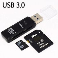 Kartenleser Stick USB 3.0 Card Micro Reader SD XC PC Kartenlesegerät Adapter