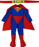 Superman - Kostüm - Kinder BN4675 (S) (Rot/Blau)