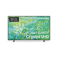 Samsung GU55CU8079UXZG LED TV (55 Zoll (138 cm), 4K UHD, HDR, Smart TV, Sprachsteuerung (Alexa, Google Assistant kompatibel))