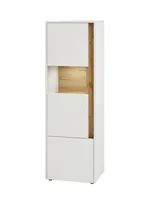 Villa Hauswerk Vitrine City weiß 50 x 155 x 40 cm AWWCCi27