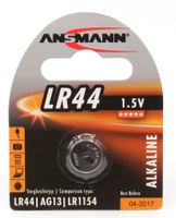 ANSMANN Alkaline Knopfzelle "LR44" 1,5 Volt (V13GA)