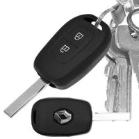 Soft Case Schutz Hülle Auto Schlüssel für Renault Captur Clio Grand Scenic  ZOE Schlüsselkarte Remote/Farbe: Fluoreszierend Blau (leuchtet im Dunkeln!)