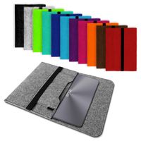Filz Tasche für Asus Vivobook 14 Hülle Schutzhülle Notebook Sleeve Schutz Case, Farben:Grau