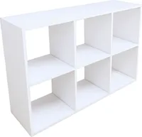 Würfelbücherregal 2x3 wie KALAX IKEA Weiß