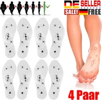 4 Paar Massage Magnetische Einlegesohle Orthopädische Akupressur Einlegesohlen