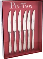 PINTINOX Steakmesser geschmiedet Wellenschliff Edelstahl 18/10 Ritz 6 tlg.