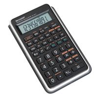 SHARP EL-501T Wissenschaftlicher Taschenrechner schwarz/weiß