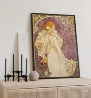 Poster Die Kameliendame, groesse_poster:30x40 cm, groesse_rahmen:schwarz 30x40 cm