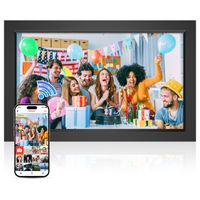 Digitaler bilderrahmen 15,6 Zoll Full-HD-Fotorahmen mit Frameo-App - 32 GB - IPS-Touchscreen