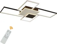 LED Deckenleuchte Deckenlampe Dimmbar Badleuchte für Küche Wohnzimmermit Fernbedienung