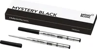 Montblanc Mod. Mistery Black - Ballpoint Pen Refills - Medium - 2 Pcs
