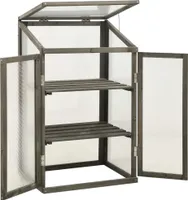 vidaXL Gewächshaus 60x45x100 cm Tannenholz