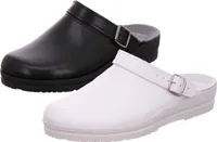 Rohde 1518 Neustadt-H Herren Pantoletten Clogs Leder, Größe:47 EU, Farbe:Schwarz