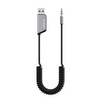 Savio TR-16 Transmitter AUX-Adapter mit Freisprechfunktion, Bluetooth 5.3, Google Assistant/Siri