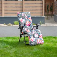 Polohovacie záhradné kreslo s podnožkou Lena Plus A091-23IB PATIO