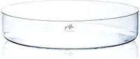 Glasschale, Dekoschale CORA rund H. 8cm D. 39cm transparent Sandra Rich