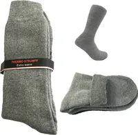 Thermosocken Innenfrottee grau 39/42 dicke Strümpfe 3 Paar