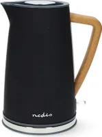 Wasserkocher | 1.7 l | Soft-Touch | Schwarz | Um 360 Grad drehbar | Verdecktes Heizelement | Strix® Controller | Boil-dry protection