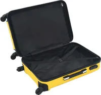 vidaXL Hard Shell Trolley Set 3 ks Žltý ABS