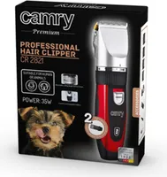 Camry Tierhaarschneider | Tier Hunde Schermaschine | Trimmer | Scherkopf Titan/ Keramik-Klinge | 35 Watt