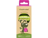 Earth rated Nachfüllrollen - Hundekotbeutel - EPI-Kunststoff - Mit Lavendelduft - 120 Beutel - Grün - 22,9x33 cm