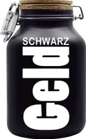 Spardose Geld Geschenk Ideen Schwarz Geld Schwarz Größe XXL 3 Liter