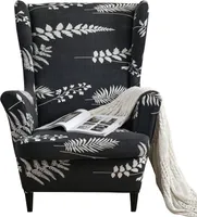 Stretch Wing Chair Sofa Slipcover Printed Elastan Sofa Cover Ochrana nábytku Non-Slip Soft, Night