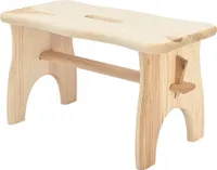 Fußhocker/Trittstufe aus Naturkiefernholz