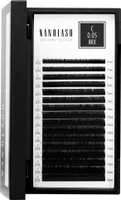 Wimpernextensions zur Volumentechnik Nanolash 0.05 C Curl 6-13mm Mix Länge