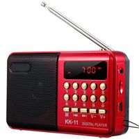 Lautsprecher Küchen Radio Akku Box Musikbox FM MP3 Player USB SD AUX Bluetooth