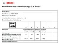 Bosch Serie 6 PUE611FB1E varná deska Černá Vestavěné Indukční varná deska bez zón 4 zóna/zón