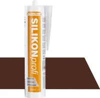 1x Silikon Kartusche, S-Polybond® SILIKONprofi Mahagonibraun RAL 8016 | Alkoxy- Silikon 310ml Silikon Kartusche Dichtstoff für Innen-und Außen Sanitär, Küchenbereich, Bausilikon, uvm. MEKO frei