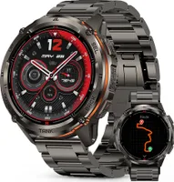 KOSPET TANK T3 Ultra 2 GPS Smartwatch Herren,Edelstahl Gehäuse, 5ATM Wasserdicht, 60+Tage Akkulaufzeit, Bluetooth anrufen，Fitnessuhr mit 1,43" AMOLED