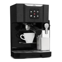 Klarstein 1,4 L Siebträgermaschine für 2 Tasse Kaffee, Mini Espressomaschine mit Milchschäumer, 20 Bar Siebträger Kaffeemaschine Klein, Gute Espresso Kaffeemaschine, Edelstahl-Espressomaschinen 1450 W