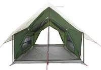 vidaXL Campingzelt 5 Personen Grün Wasserdicht