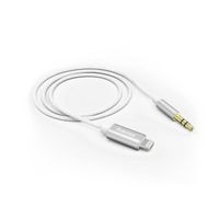 Audio-Kabel, Lightning - 3,5-mm-Klinken-Stecker, 1,0 m, Weiß