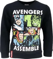 Marvel Avengers Jungen Pullover Pulli Sweater – Schwarz / 104