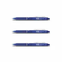 Pilot Pen Frixion Tintenroller Ersatzminen radierbar Pens Stift in  Kompatible Ersatz Zusatz BLS-FR7-L-S3_6(Packung mit 3 Minen - 18) Minen